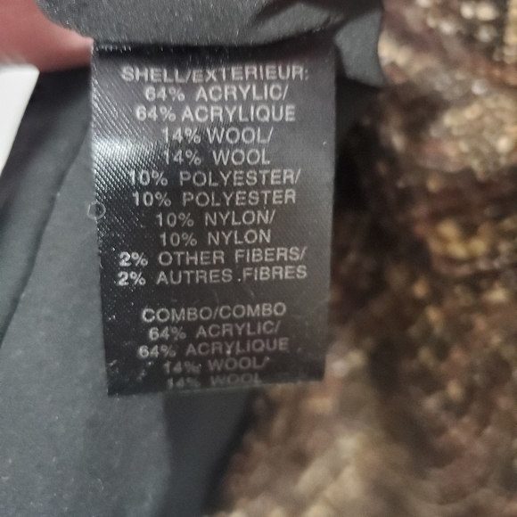 BADGLEY MISCHKA bronze top and wool skirt dress. Size 8 but seems a bit smaller - Picture 10 of 15